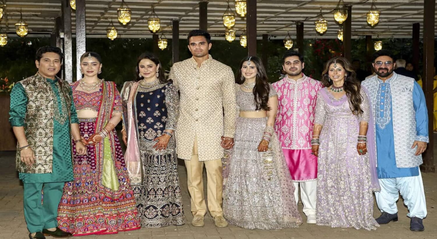 Arjun Tendulkar Saaniya Chandok Marriage Photos