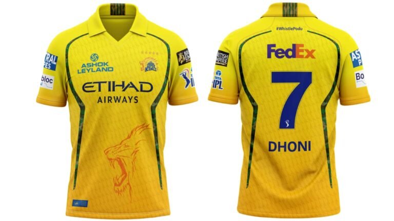 Chennai Super Kings New Jersey for IPL 2026 Season