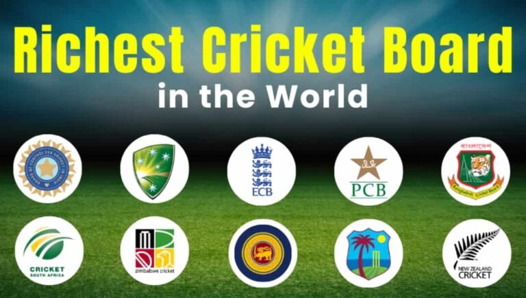 Richest Cricket Boards In The World